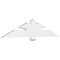 Ekena Millwork Redmond Architectural Grade PVC Gable Bracket, 72"W x 15"H x 2"D x 6"F, 5/12 Pitch GBP072X15X0206RED00 - alternate 1
